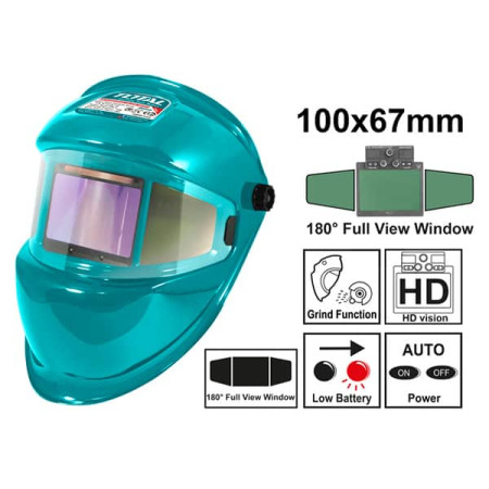 Маска сварочная хамелеон TOTAL TSP9103 Маска сварочная хамелеон TOTAL TSP9103