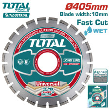 Диск алмазный (для резки асфальта) 405x10x25,4 мм TOTAL TAC2164051