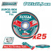 Круг отрезной 125x1,0x22,2 мм по нержавеющей стали TOTAL TAC21012525 (25 шт)