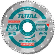 Диск алмазный 125x10x22,2 мм TOTAL TAC2131251
