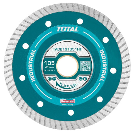 Диск алмазный 105x10x20 мм TOTAL TAC2131051HT Диск алмазный 105x10x20 мм TOTAL TAC2131051HT