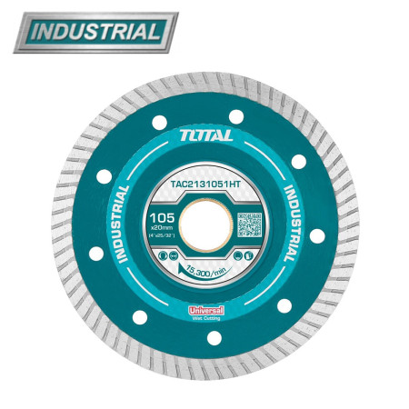 Диск алмазный 105x10x20 мм TOTAL TAC2131051HT Диск алмазный 105x10x20 мм TOTAL TAC2131051HT