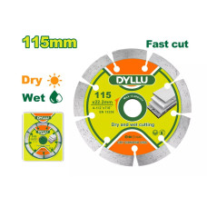 Диск алмазный 115x7,5x22,2 мм DYLLU DTDC1K02