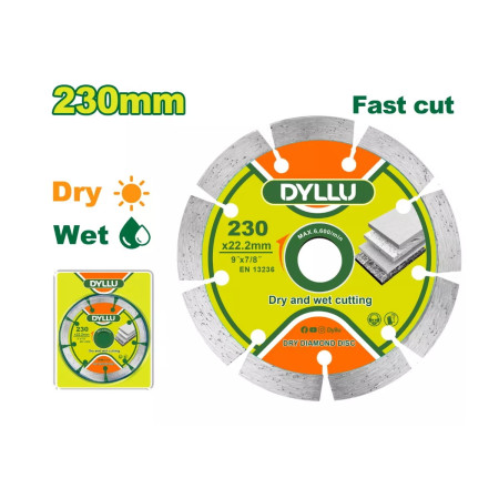 Диск алмазный 230x7,5x22,2 мм DYLLU DTDC1K05 Диск алмазный 230x7,5x22,2 мм DYLLU DTDC1K05