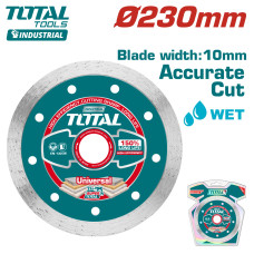 Диск алмазный 230x10x22,2 мм TOTAL TAC2122301