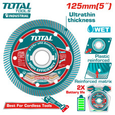 Диск алмазный 125х10х22,2 мм TOTAL TAC2151251