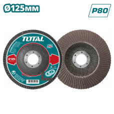 Круг лепестковый 125x22,2 мм P80 TOTAL TAC631253