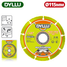 Диск твердосплавный по дереву (с гвоздями) 115x22,2 мм DYLLU DTCD1K45