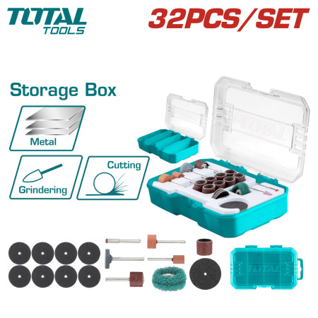 Набор насадок для гравера TOTAL TAKMG5031 (32 шт)
