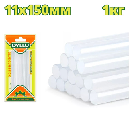 Клеевые стержни 11x150 мм DYLLU DTGJ5815 (1кг) Клеевые стержни 11x150 мм DYLLU DTGJ5815 (1кг)