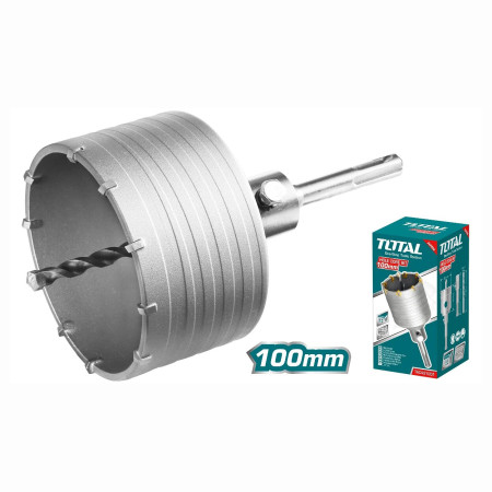 Коронка SDS-plus 100 мм TOTAL TAC431001 Коронка SDS-plus 100 мм TOTAL TAC431001