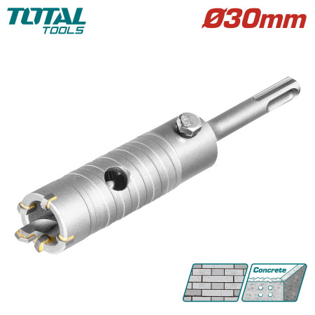 Коронка SDS-plus 30мм TOTAL TAC430301 Коронка SDS-plus 30мм TOTAL TAC430301