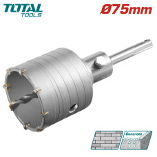 Коронка SDS-plus 75мм TOTAL TAC430751