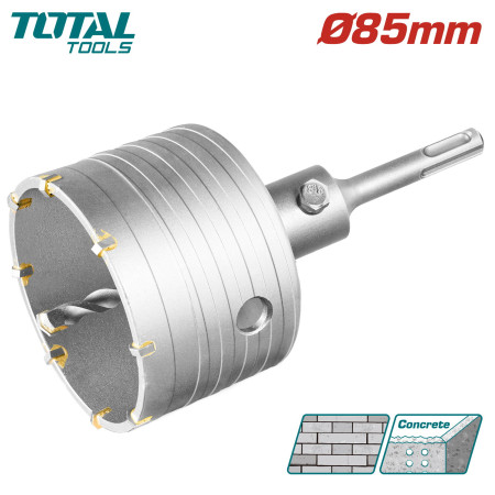 Коронка SDS-plus 85мм TOTAL TAC430851 Коронка SDS-plus 85мм TOTAL TAC430851