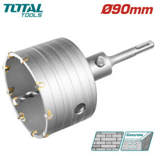 Коронка SDS-plus 90мм TOTAL TAC430901