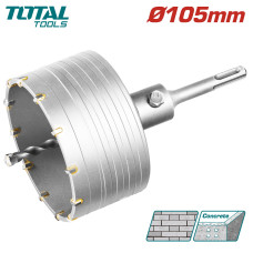 Коронка SDS-plus 105мм TOTAL TAC4301051