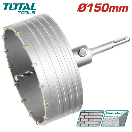 Коронка SDS-plus 150мм TOTAL TAC4301501 Коронка SDS-plus 150мм TOTAL TAC4301501