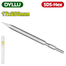 Зубило плоское SDS-Hex 17x280 мм DYLLU DTGZ1205