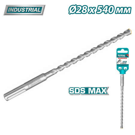 Бур SDS-MAX 28x540мм TOTAL TAC322808