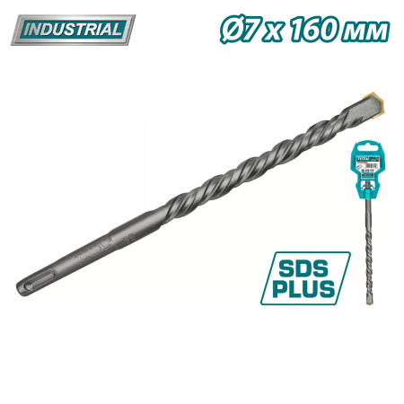 Бур SDS-plus 7х160мм TOTAL TAC310702