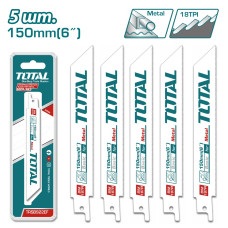 Полотно для сабельной пилы 150 мм по металлу TOTAL TRSB922EF (5 шт)
