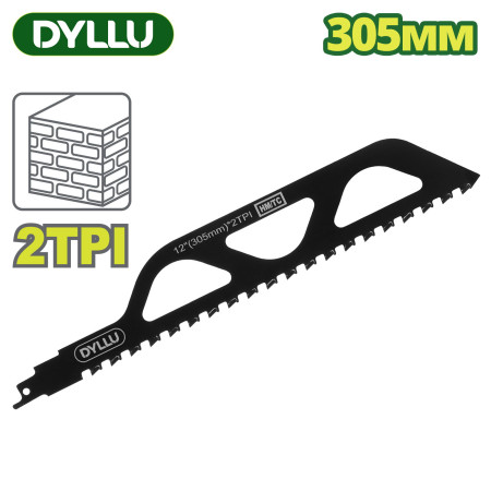 Полотно для сабельной пилы 305 мм по бетону DYLLU DTJT1243HM Полотно для сабельной пилы 305 мм по бетону DYLLU DTJT1243HM