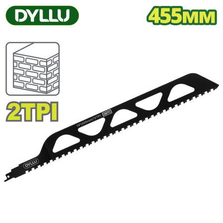 Полотно для сабельной пилы 455 мм по бетону DYLLU DTJT2243HM Полотно для сабельной пилы 455 мм по бетону DYLLU DTJT2243HM