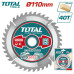 Диск пильный 110x20 мм 40 зубьев по дереву TOTAL TAC231115 Диск пильный 110x20 мм 40 зубьев по дереву TOTAL TAC231115