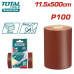 Шлифовальная бумага 11,5x500см P100 TOTAL TAC10065 Шлифовальная бумага 11,5x500см P100 TOTAL TAC10065
