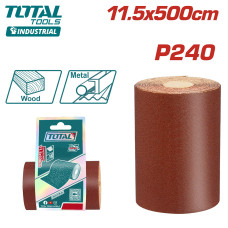 Шлифовальная бумага 11,5x500см P240 TOTAL TAC24065