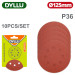 Шлифовальные круги 125мм P36 DYLLU DTZA5111 (10 шт)