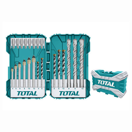 Набор сверл и бит TOTAL TACSDL12201 (22 шт) Набор сверл и бит TOTAL TACSDL12201 (22 шт)