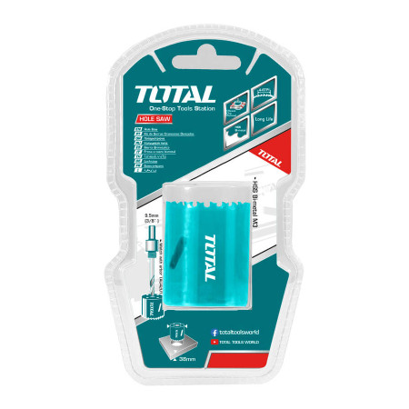 Коронка биметаллическая 76 мм TOTAL TAC410761