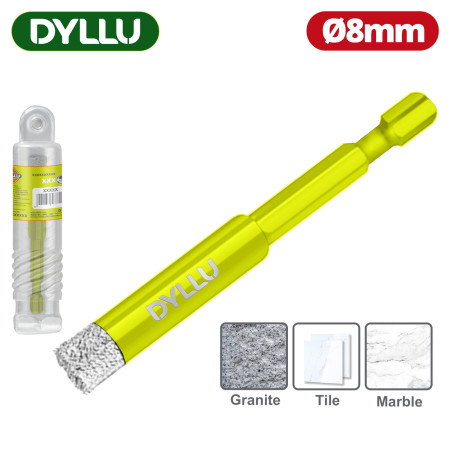 Коронка с твердосплавным напылением 8 мм DYLLU DTKJ5K08 Коронка с твердосплавным напылением 8 мм DYLLU DTKJ5K08