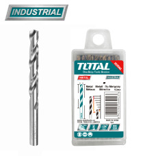 Сверло по металлу M2 HSS 4 x 75 мм TOTAL TAC110401 (10 шт)