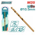 Сверло по металлу M35 HSS 10.5мм TOTAL TAC11201051