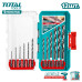 Набор сверл по металлу TOTAL TACSDL11206 (12 шт)