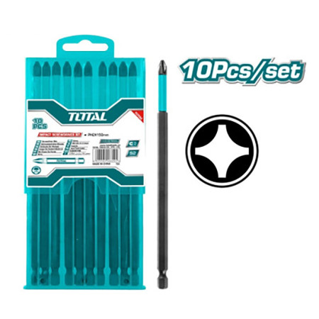 Бита ударная PH1 250 мм TOTAL TACIM16PH1103 (10 шт) Бита ударная PH1 250 мм TOTAL TACIM16PH1103 (10 шт)