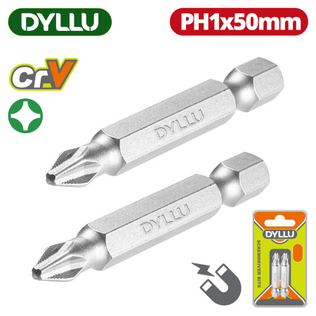 Бита PH1 50мм DYLLU DTSV2K11 (2 шт.)