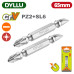 Бита двухсторонняя SL6 + PZ2 65 мм DYLLU DTSV0K21 (2 шт.)