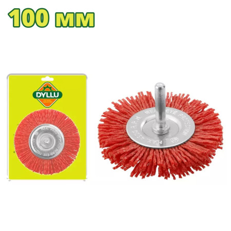 Щетка нейлоновая дисковая 100 мм DYLLU DTNY2402 Щетка нейлоновая дисковая 100 мм DYLLU DTNY2402