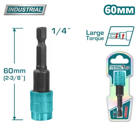 Держатель бит 60 мм TOTAL TAC462602 Держатель бит 60 мм TOTAL TAC462602