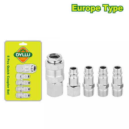 Набор быстросъемных соединений DYLLU DTQP3670 (5 шт.) Набор быстросъемных соединений DYLLU DTQP3670 (5 шт.)
