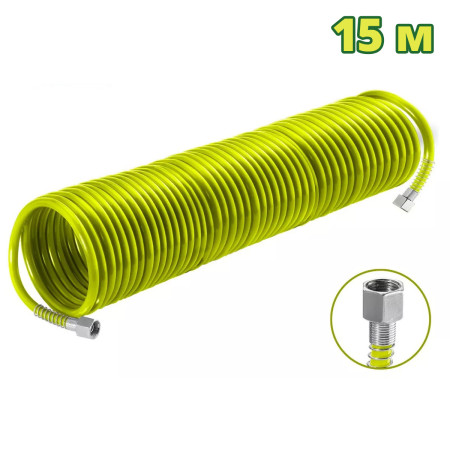 Шланг спиральный 5x8 15 м DYLLU DTQG1915 Шланг спиральный 5x8 15 м DYLLU DTQG1915