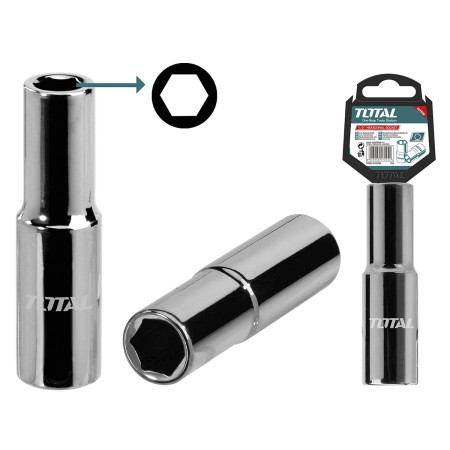 Торцевая головка удлиненная 1/2 " 27 мм TOTAL THTST12273L Торцевая головка удлиненная 1/2 " 27 мм TOTAL THTST12273L