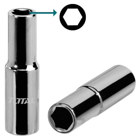 Торцевая головка удлиненная 1/2 " 30 мм TOTAL THTST12303L