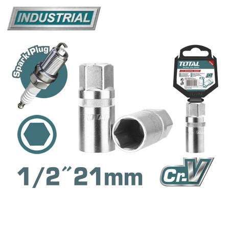 Головка свечная 1/2 " 21 мм TOTAL THSPS12216 Головка свечная 1/2 " 21 мм TOTAL THSPS12216