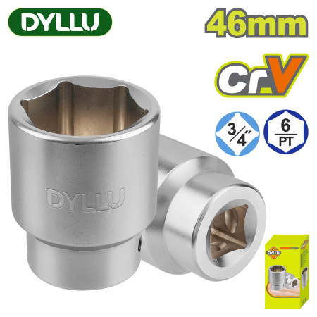 Головка торцевая 3/4 " 46 мм DYLLU DTSC4546 Головка торцевая 3/4 " 46 мм DYLLU DTSC4546