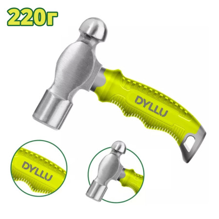 Молоток с шаровым бойком 0,22 кг DYLLU DTHM53D8 Молоток с шаровым бойком 0,22 кг DYLLU DTHM53D8