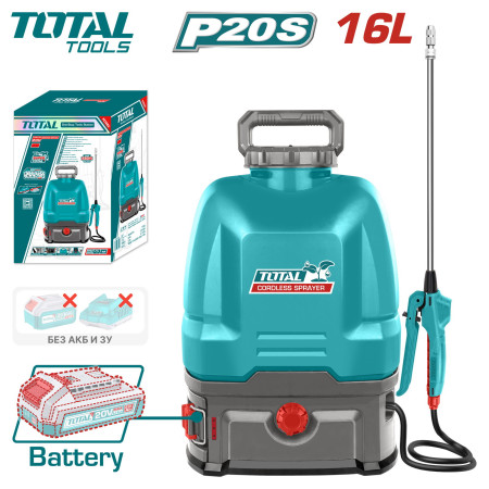 Опрыскиватель аккумуляторный TOTAL TSPLI2016 Опрыскиватель аккумуляторный TOTAL TSPLI2016